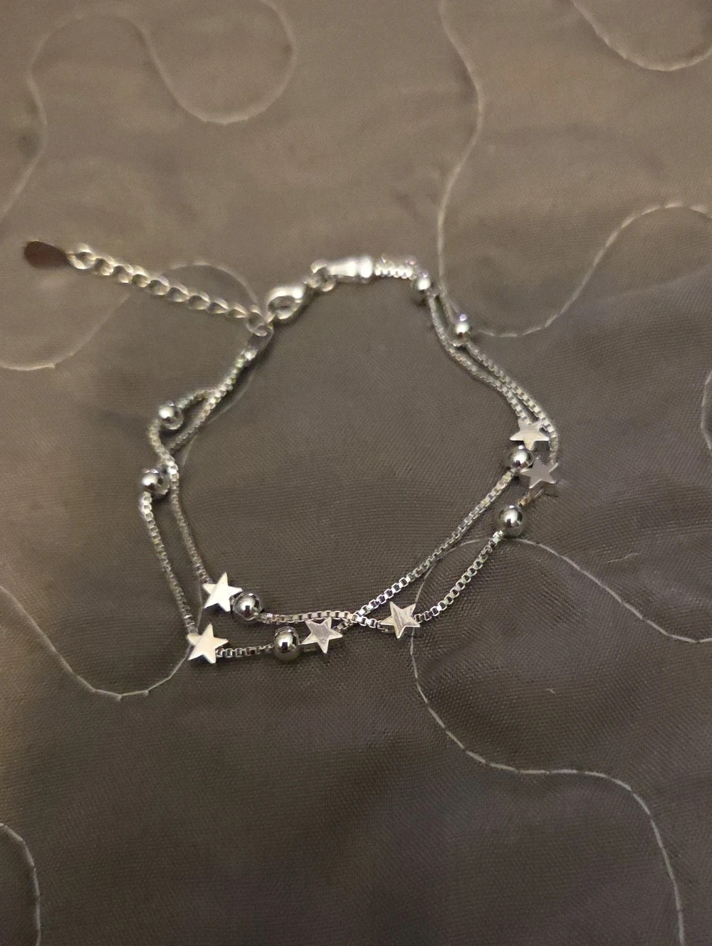 Star Charm Bracelet in Silver